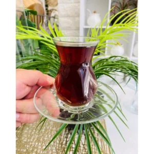 Lav Alya Çay Seti 12 Parça Modern Tasarım Çay Seti