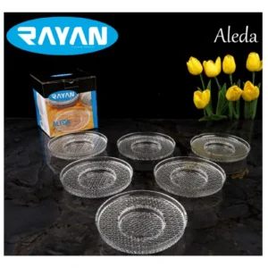 Rayan Aleda 6'lı Çay Tabağı