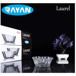 Rayan Laurel 6'lı Cam Kase