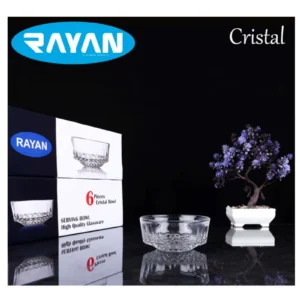 Rayan Cristal 6'lı Cam Kase