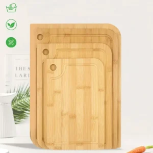 Rossel Premium 3'lü Bambu Kesim Panosu