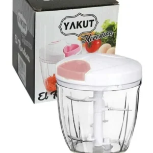 Büyük Boy 5 Bıçaklı Ipli El Rondosu Doğrayıcı 1000 ml