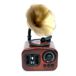 Nostaljik Hediye Gramofon Şekilli Müzik Kutusu Yf-2268