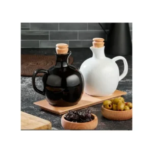 2'li Bambu Standlı Yağdanlık