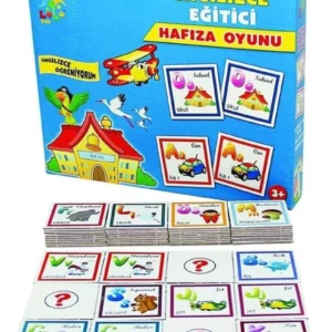 Laço Puzzle Lc024 Eğitici Hafıza Oyunu İngilizce Nesneler