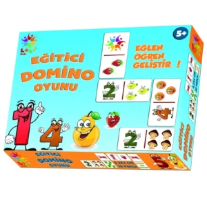 Laço Puzzle Lc015 Eğlen Öğren Eğitici Domino Oyunu Gülen Meyveler