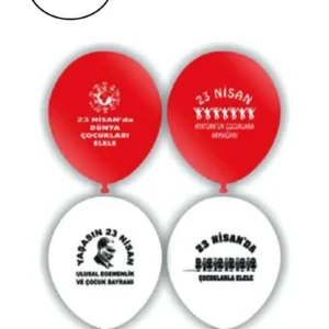 Vatan Balon 23 Nisan Atalı Ayyıldızlı VT905