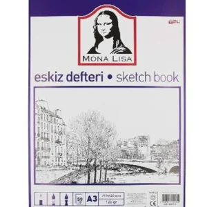 Südor Eskiz Defteri Mona Lisa A3 Telli 120 Gr 50 Yaprak