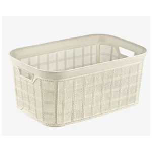 Jute Köşeli Sele Çamaşır Sepeti AK581 35 Lt.