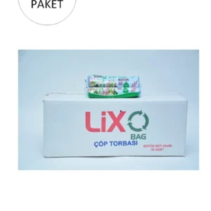 Büyük Boy Çöp Torbası 65 x 80 cm 10 Lu Rulo x 50 Paket = 500 Adet (Mavi)