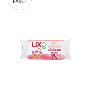 Küçük Boy Çöp Torbası 40 x 50 cm 30 Lu Rulo x 50 Paket = 1.500 Adet (Şeffaf)