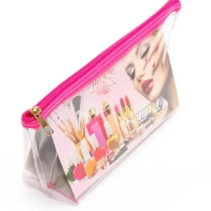 Jolly Tekli Orta Boy Şeffaf Makyaj Çantası 25cmX12cmX8CM