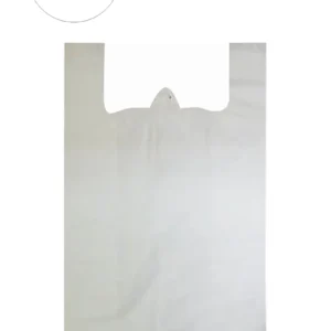 Beyaz Atlet Poşet Büyük Boy 32x57 cm Takriben 72 Adet 1 Kg