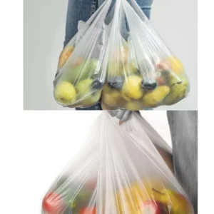 Şeffaf Atlet Poşet Orta Boy 28x50 cm 1 Paket Takriben 200 Adet