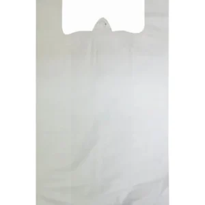 Beyaz Atlet Poşet Küçük Boy 25x45 cm Takriben 110 Adet 1 Kg