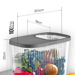 Multi Box Çok Amaçlı Kapaklı Saklama Kabı 10 Lt 22 x 19 x 32.5 cm