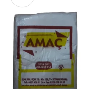 Şeffaf Hışır Atlet Poşet Orta Boy 27x47 Cm 650 Gr (1 Paket-Takriben 200 Adet)