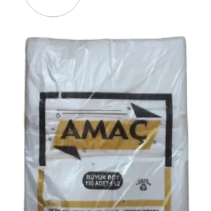 Şeffaf Hışır Atlet Poşet Büyük Boy 29x52 Cm 650 Gr (1 Paket-Takriben 150 Adet)