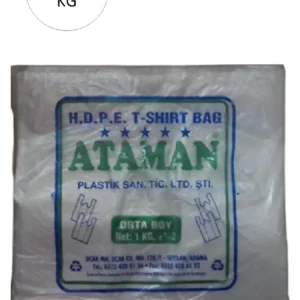 Kalın Şeffaf Atlet Poşet Orta Boy 27x47 Cm 1 Kg (1 Paket-Takriben 145 Adet)