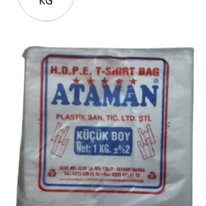 Kalın Şeffaf Atlet Poşet Küçük Boy 25x33 Cm 1 Kg (1 Paket-Takriben 170 Adet)