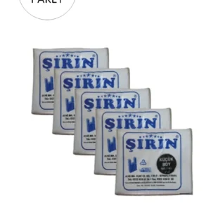 Beyaz Kalın Atlet Poşet Küçük Boy 25x45 Cm 1 Kg 5 Paket (Takriben 550 Adet)