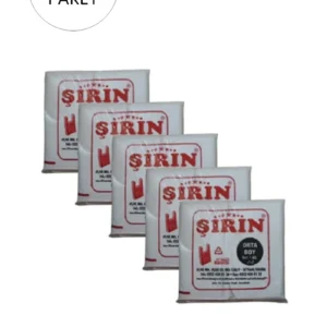 Beyaz Kalın Atlet Poşet Orta Boy 28x50 Cm 1 Kg 5 Paket (Takriben 375 Adet)