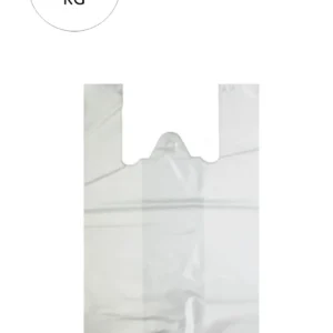 Beyaz Atlet Poşet Orta Boy 29x50 cm Takriben 850 Adet 10 Kg