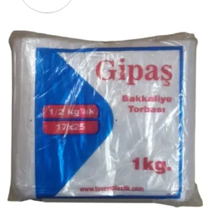 Bakkaliye Naylon Torba 1'kg lık 20x30 cm 1 Paket (Takriben 360 Adet)