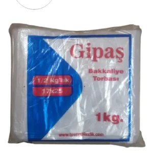 Bakkaliye Naylon Torba 1/2 Yarımlık 17x25 cm 1 kg 1 Paket (Takriben 475 Adet)