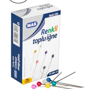 Mas 320 Renki Başlı Toplu İğne 32 Mm 36'lı