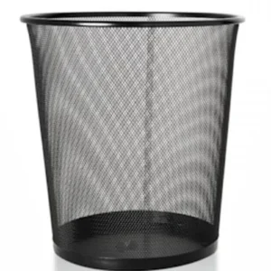 Gıpta Ofis Çöp Kovası Atık Kağıt Haznesi 1,5 Litre Siyah