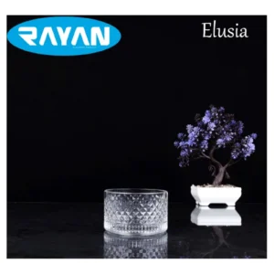 Rayan Elusia Lines Çizgili Tekli Cam Çerezlik