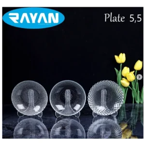 Rayan Plate Noktalı Cam Çerezlik