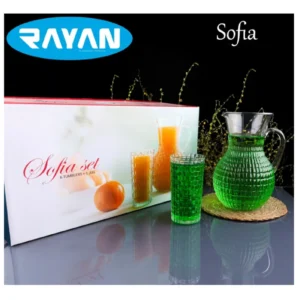 Rayan Sofia 7 Parça Sürahi Meşrubat Seti