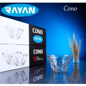Rayan Cono Maria 6'lı Büyük Cam Kase