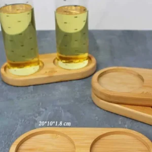 Büyük Boy Bambu Yağdanlık Altlığı