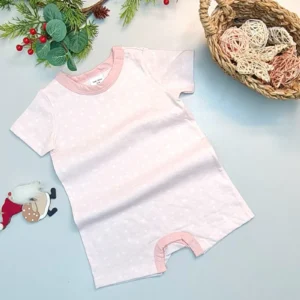 Bebek Yazlık Kısa Kol Şort Tek Parça Çıtçıtlı Tulum Zıbın Hediyelik