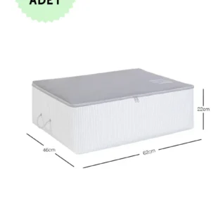 İp Kulplu Pike Battaniye Yastık Kıyafet Hurcu Dolapiçi Baza Altı Hurç 46x62x22 4 Adet