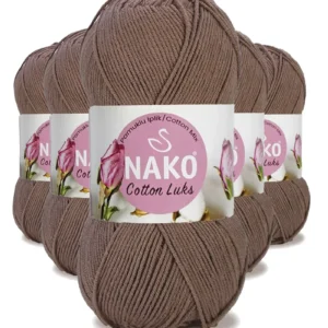 5 Adet Cotton Lüks Yelek Tunik Kazak Bluz Hırka İpi Yünü Toprak 97583