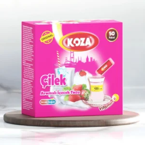 Koza Tek İçimlik Çilek Aromalı Toz İçecek 50'li