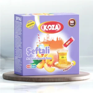 Koza Tek İçimlik Şeftali Aromalı Toz İçecek 50'li