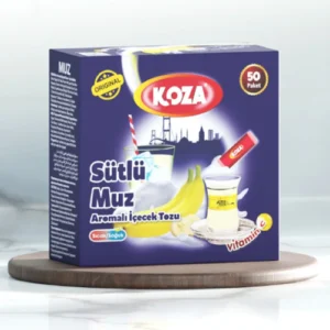 Koza Tek İçimlik Sütlü Muz Aromalı Toz İçecek 50'li