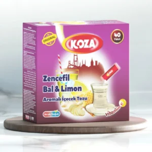 Koza Tek İçimlik Zencefil Bal Limon Aromalı Toz İçecek 40'lı
