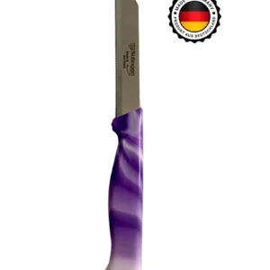 Meyve Bıçağı Doğrama Bıçağı ve Düz soyacak Ebruli Mor Bıçak 1 Adet Royaleks-SLG10