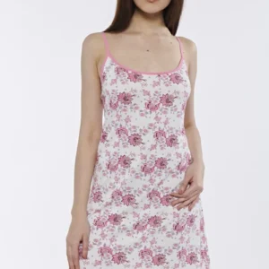 Askılı Şık Rahat Yazlık Mevsimlik Penye Gecelik Tunik 6146 - Royaleks