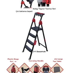 Strong Merdiven 3+1 Basamaklı Merdiven Royaleks-STRONG31
