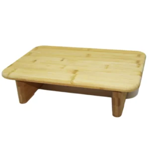 Ahşap Kesim Tahtası Panosu 33 Cm. Dikdörtgen Bambu Ayaklı Royaleks-10505