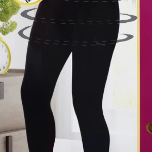 Korseli Dikişsiz İz Yapmaz Bayan Uzun Tayt 17000 Siyah