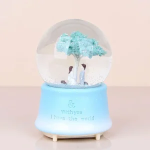 Pilli Melodili Dekoratif Cam Küre Büyük Boy Royaleks-SVR-KR276