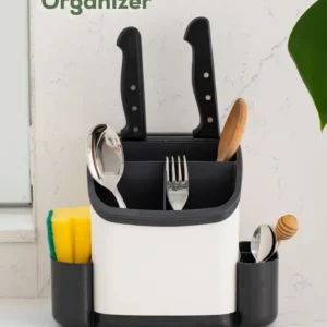 Tezgah Üstü Süngerlikli Kaşıklık Mutfak Düzenleyici - Çok Amaçlı Organizer Bıçaklık Royaleks-TİM198